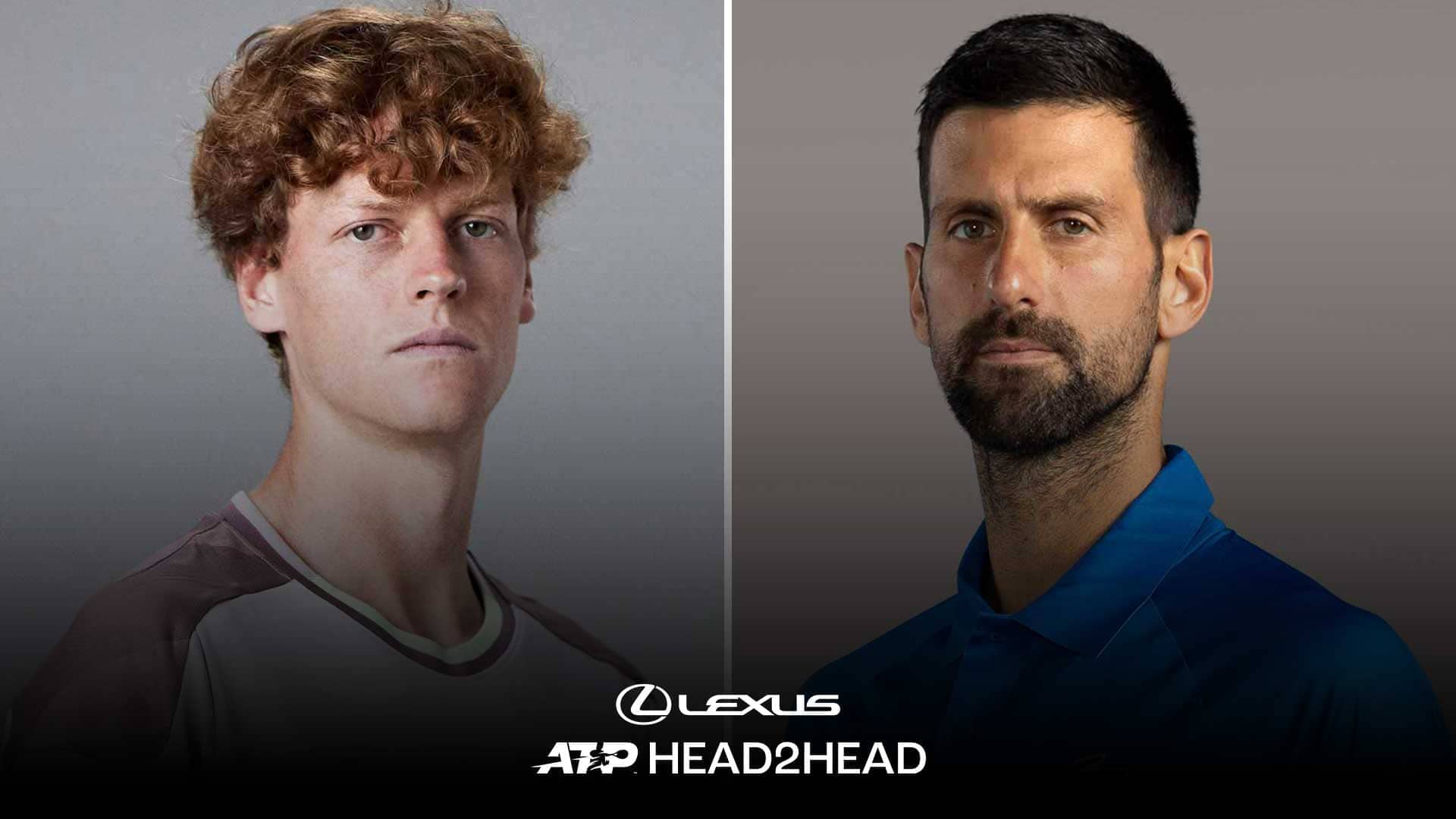 Jannik Sinner and Novak Djokovic.