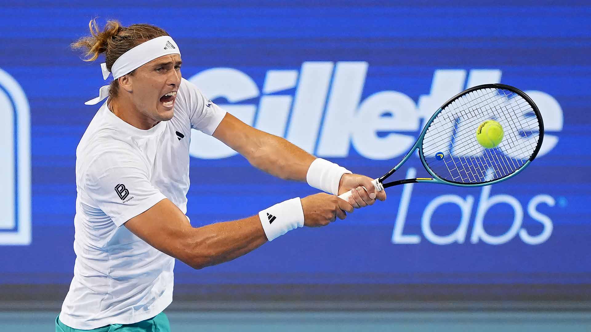 Alexander Zverev won the Cincinnati Open in 2021.