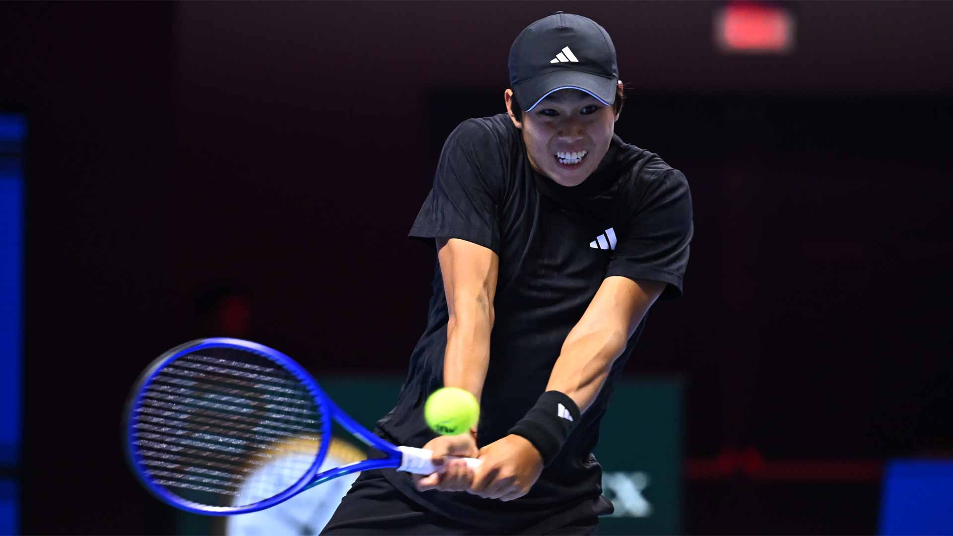 Learner Tien is aiming to go one step further than last year's runner-up finish at the Next Gen ATP Finals presented by PIF.