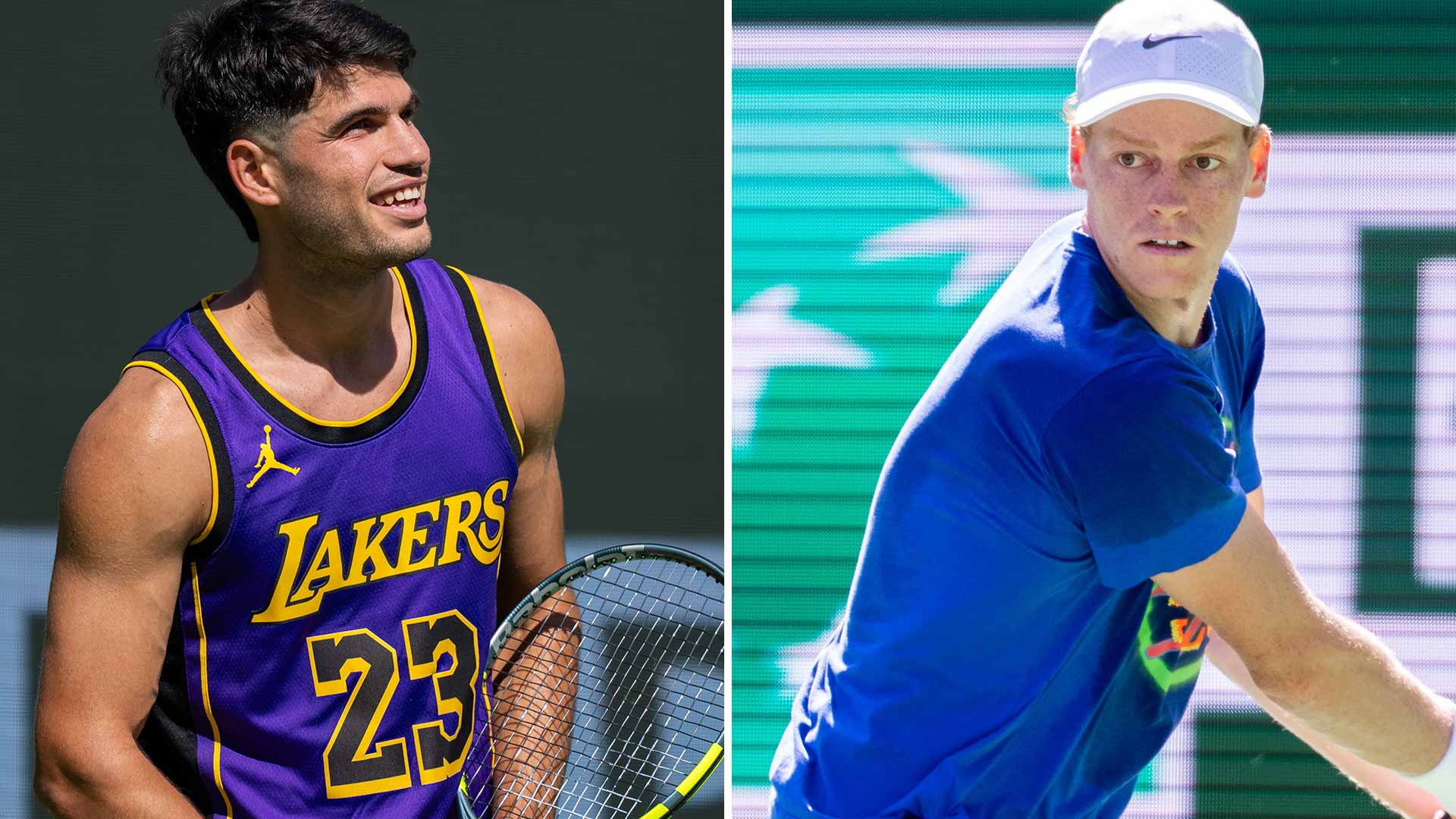 Carlos Alcaraz and Jannik Sinner