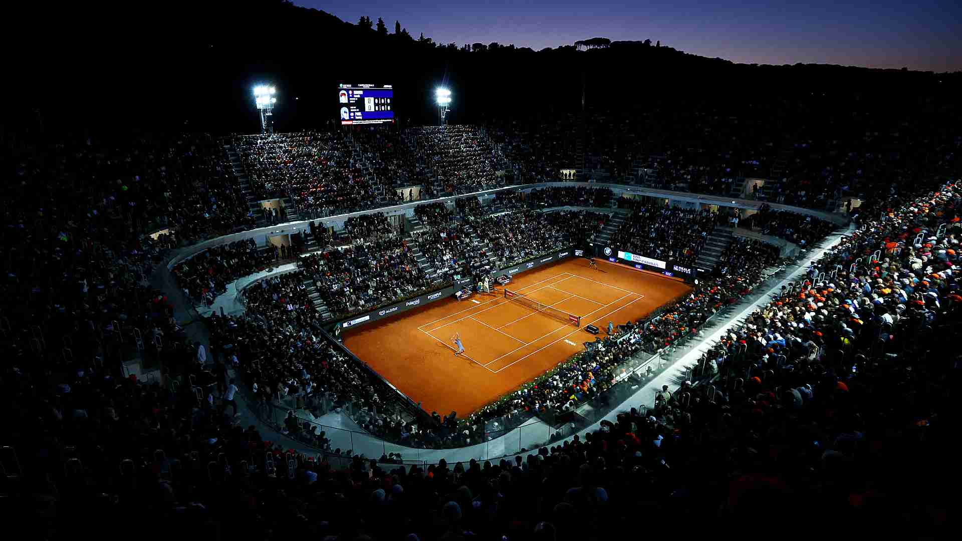 The Internazionali BNL d’Italia is an ATP Masters 1000 event in Rome, Italy.