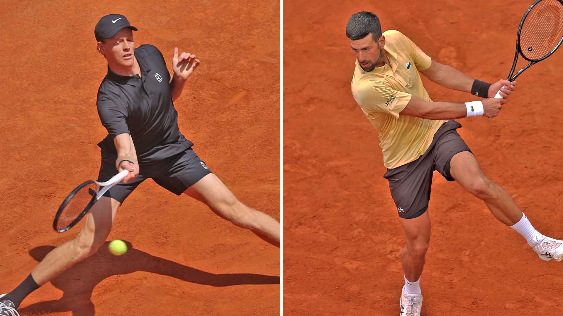 Jannik Sinner, Novak Djokovic