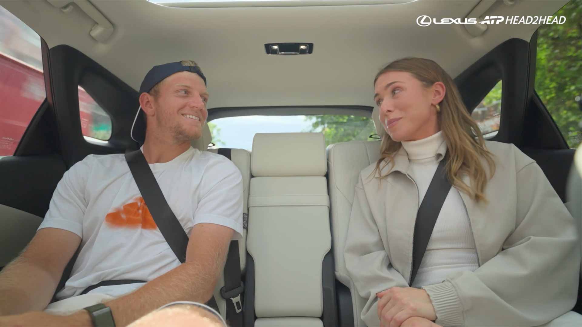 Alejandro Davidovich Fokina and presenter Pippa Horn.