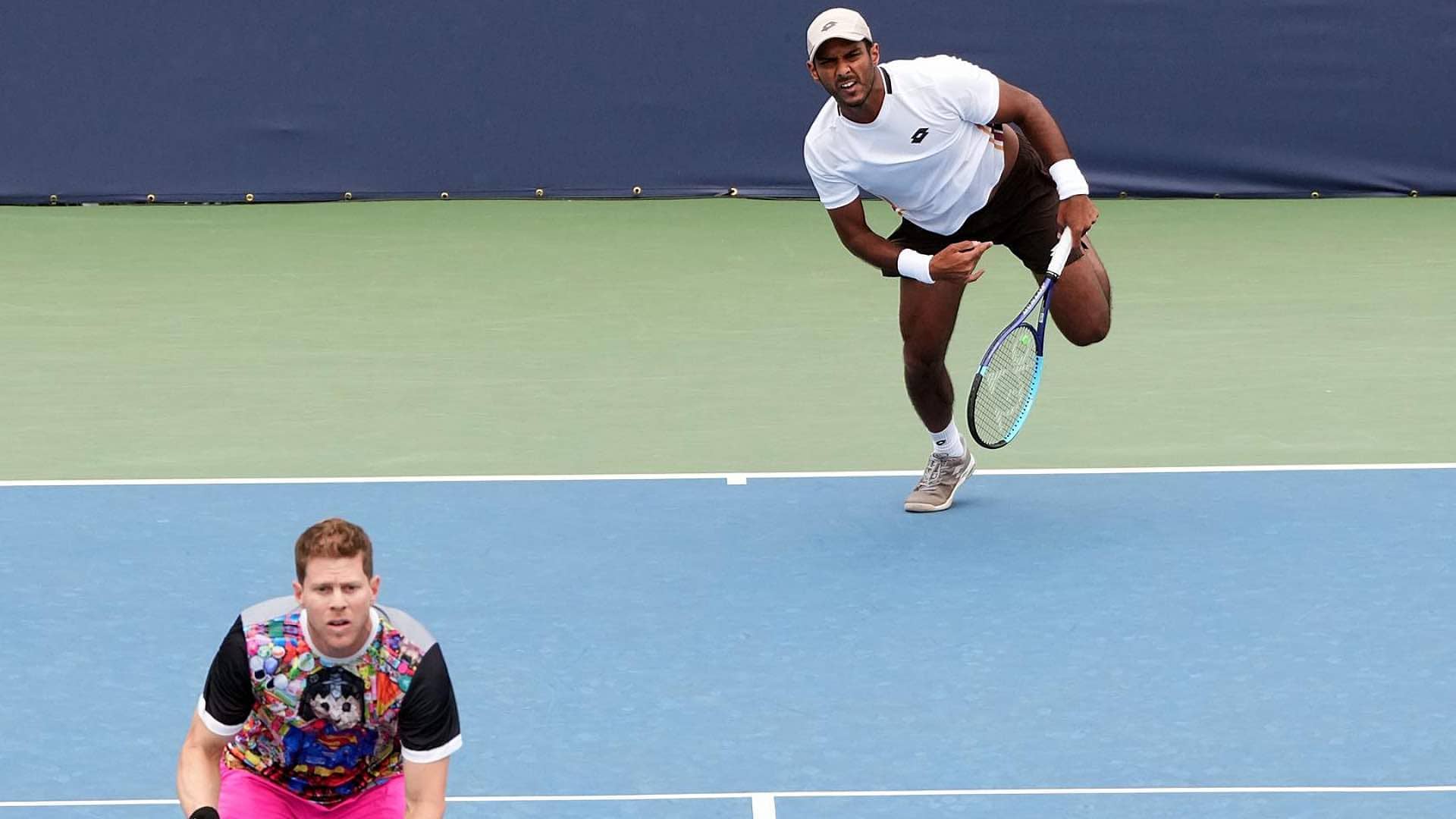 Anirudh Chandrasekar and Ariel Behar shocked Simone Bolelli and Andrea Vavassori on Thursday in Washington.