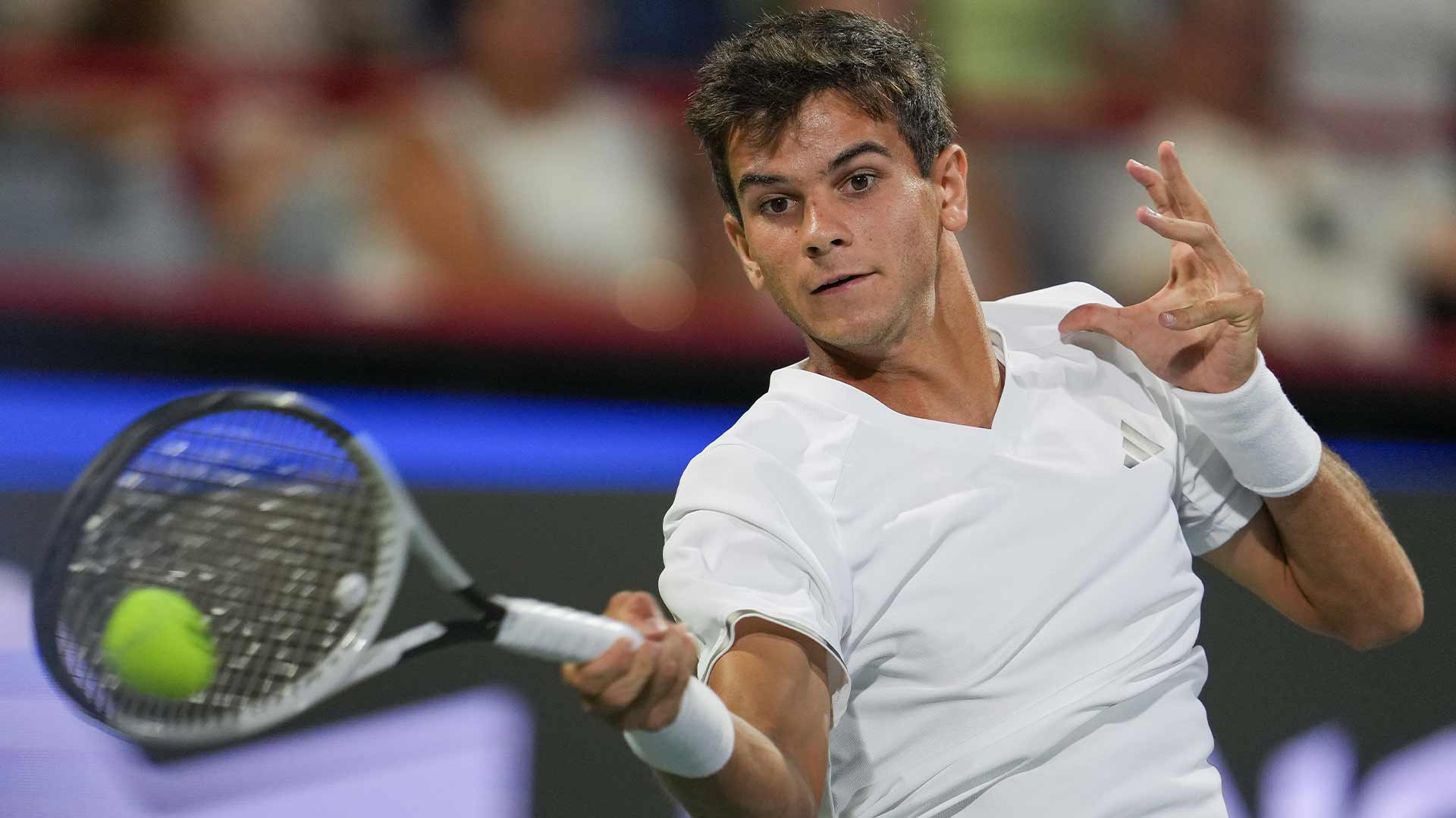 Rafael Jodar in action on Saturday in Montreal.