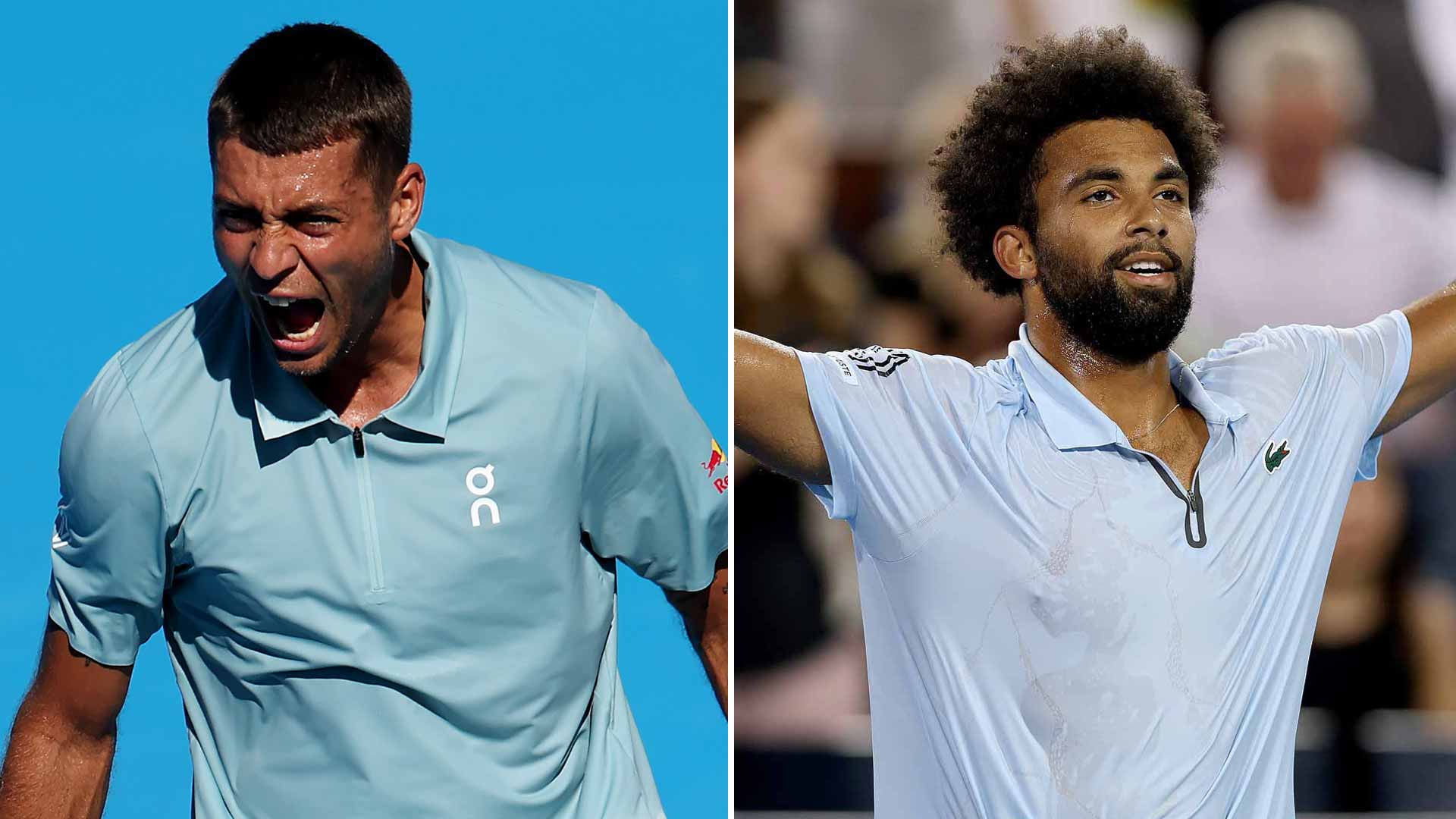 Flavio Cobolli and Arthur Fils will battle in the Cincinnati Open semi-finals Saturday.
